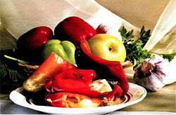 Салат из болгарского перца с яблоками